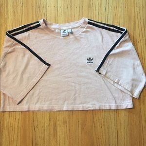 Adidas 3 stripe t-shirt